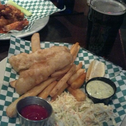 Fish n Chips are great with a pint...or two.