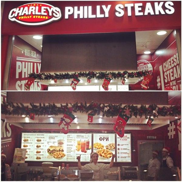 Foto tirada no(a) Charleys Philly Steaks por Алексей Е. em 12/4/2014