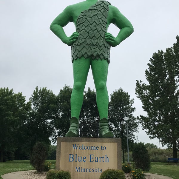Photo taken at Jolly Green Giant Statue by William W. on 7/10/2017