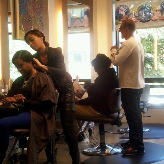 Photo taken at Hair Rules Salon by Lisa on 10/20/2012