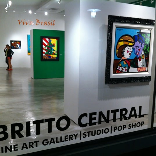 Photo taken at Britto Central Gallery by Alan J. on 12/15/2012