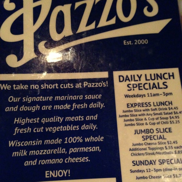 Photo taken at Pazzo&#39;s by Mikey H. on 1/12/2013