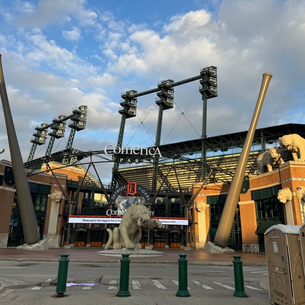 Photo taken at Comerica Park by Stevie E. on 10/27/2023