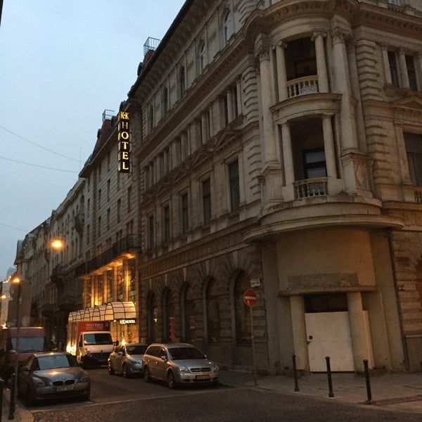 Photo taken at K+K Hotel Opera Budapest by Uğur A. on 12/9/2015