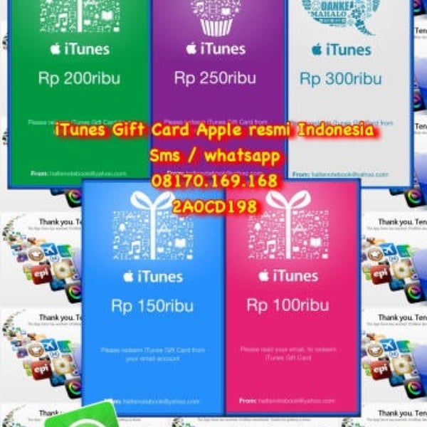 Itunes Gift Card For Apple Id Electronics Store In Bekasi West Java