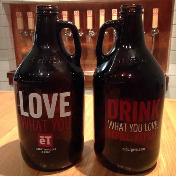 64oz growlers of your favorite local craft beer!! But theirs, or bring your own!