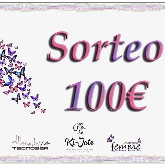 Por cada 25 euros de consumición en Ki-Jote os daremos una tarjeta.Entregarla en Femme Complementos. C/ Diego de Torres, 5, de Alcalá‬. El 26 de diciembre, a las 19.30 h. celebraremos el sorteo.