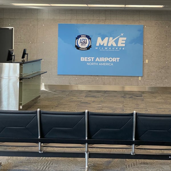 Photo taken at Milwaukee Mitchell International Airport (MKE) by Brad A. on 1/23/2023
