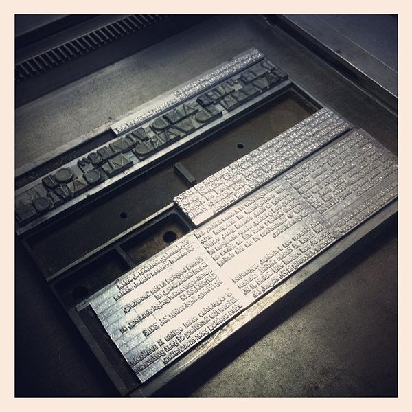 9/19/2012にmjbがinterrobang letterpressで撮った写真