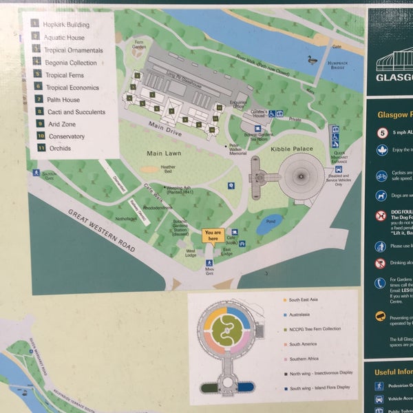 Glasgow Botanic Gardens Map Photos At Glasgow Botanic Gardens - Glasgow, Glasgow City