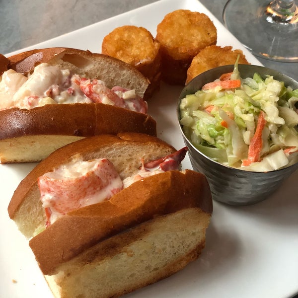 The lobster roll is small, but mighty delicious.