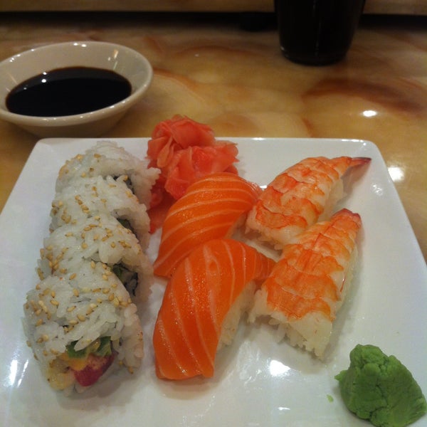 Photo taken at Kanki Japanese House of Steaks &amp; Sushi by Sherrie A. on 4/25/2013