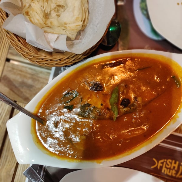 The fish calabari curry was spicy without being overwhelming and flavorful. Don't skip the flaky paratha which is very authentic!