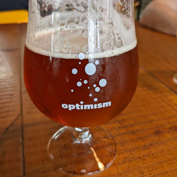 Photo taken at Optimism Brewing Company by Robert W. on 8/20/2022