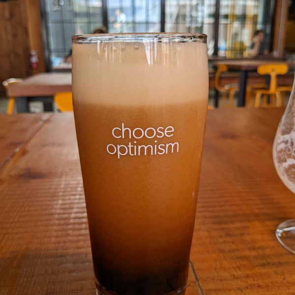 Photo taken at Optimism Brewing Company by Robert W. on 8/20/2022