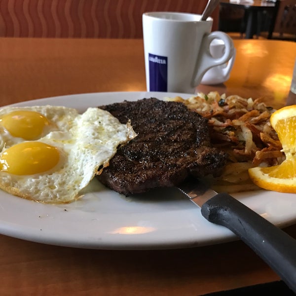 The steak and eggs is DIVINE. The way they marinated the steak gave it so much flavor! The potatoes were delicious! And the people here are super nice and service was fast! 5/5