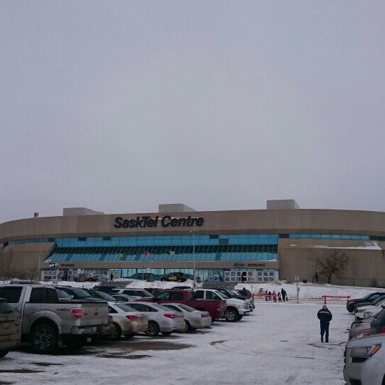 Photo taken at SaskTel Centre by 真希波 Y. on 2/28/2016