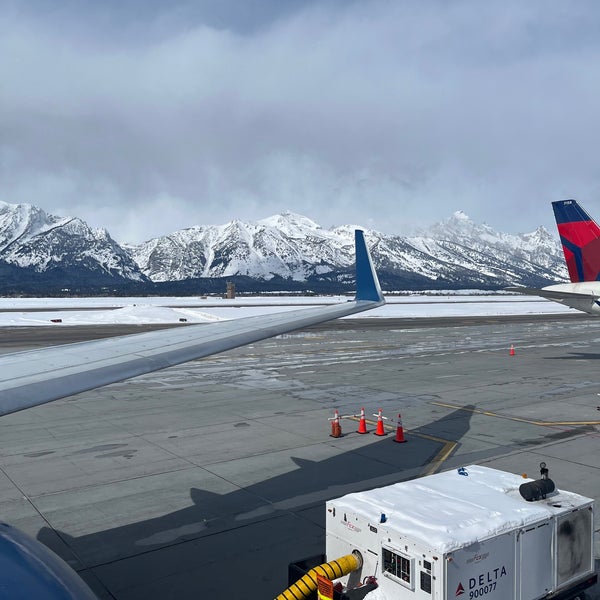 Photo taken at Jackson Hole Airport (JAC) by Ryan D. on 3/9/2023