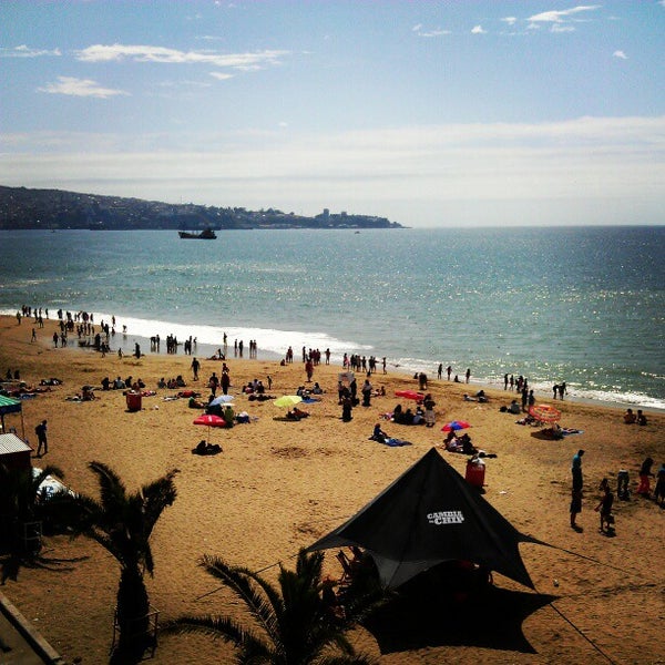 Photo taken at Playa Caleta Portales by Rodrigo T. on 1/27/2013