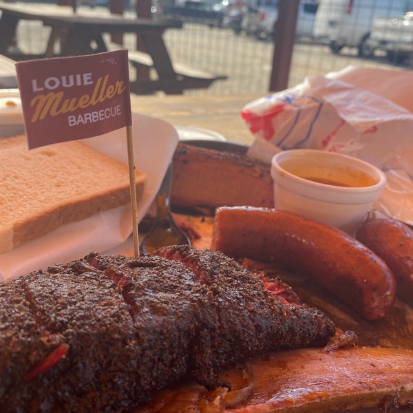 Photo taken at Louie Mueller Barbecue by Matt S. on 1/27/2021