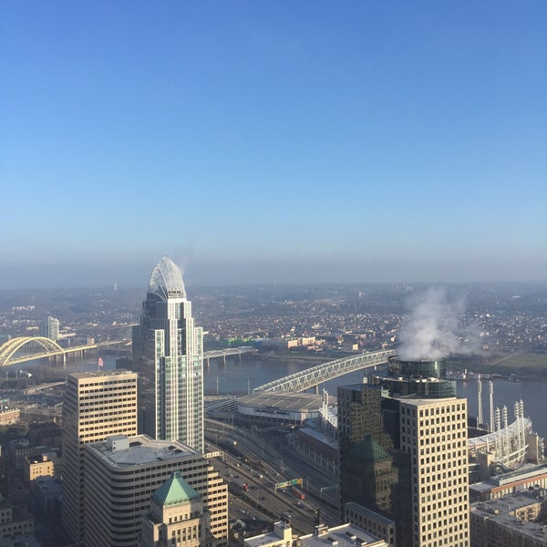 Carew tower observation deck platformdop
