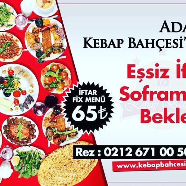 Photo taken at Adana Kebap Bahçesi by Ersin B. on 6/16/2016