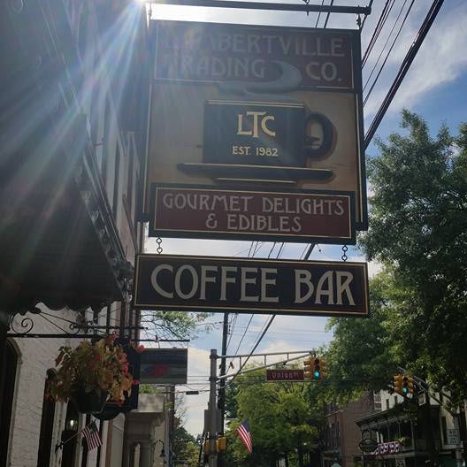 I love finding quaint little coffee shops in quaint little towns...