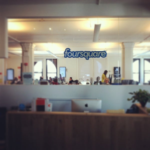 Photo taken at Foursquare HQ by Stephanie Paige M. on 4/25/2013