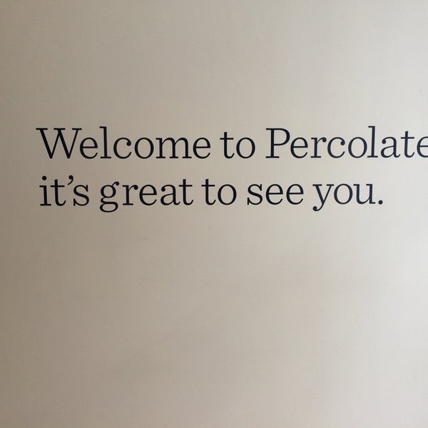Photo taken at Percolate NYC by Grex H. on 5/23/2014