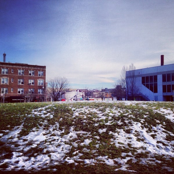 New Rochelle Library Park Park in Downtown New Rochelle