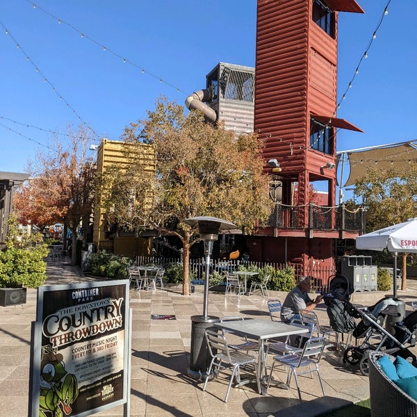 Photo taken at Downtown Container Park by Elizabeth T. on 12/3/2021