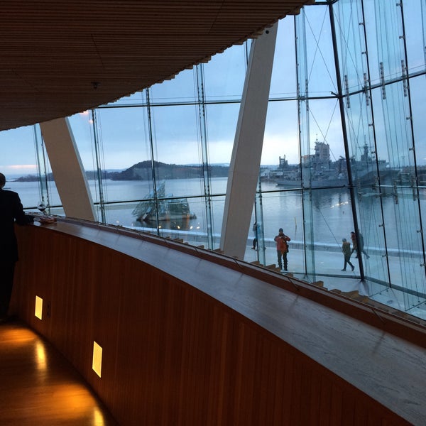 Photo taken at Oslo Opera House by Yuri G. on 3/12/2016