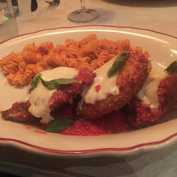 Delicious chicken parm! Try it with the spicy rotini