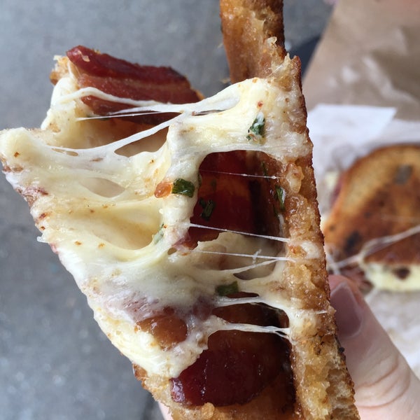 Grab the Fig & Bacon Grilled Cheese.