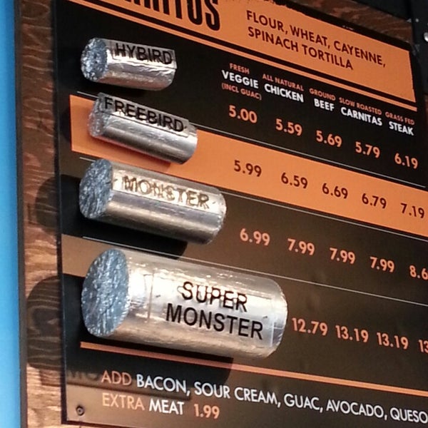 Freebirds World Burrito Mexican Restaurant In Bunker Hill Business Park