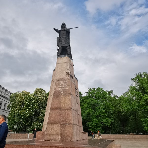 Photo taken at Great Duke Gediminas monument by Velizar G. on 5/6/2024