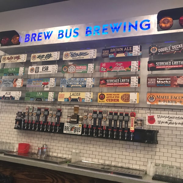 Photo taken at Brew Bus Terminal and Brewery by Armando F. on 1/8/2019