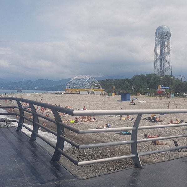 Photo taken at Pier Batumi by Duygu K. on 7/24/2019