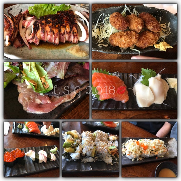 5/14/2018 tarihinde Liz G.ziyaretçi tarafından Yama Izakaya &amp; Sushi'de çekilen fotoğraf