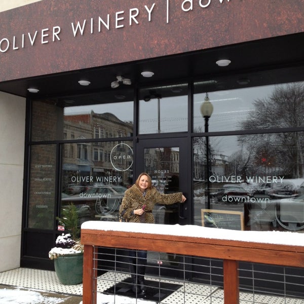Photo taken at Oliver Winery Downtown by Laura B. on 3/6/2013