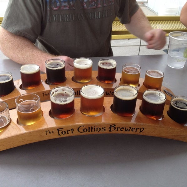 Photo taken at Fort Collins Brewery &amp; Tavern by Leston W. on 7/28/2013