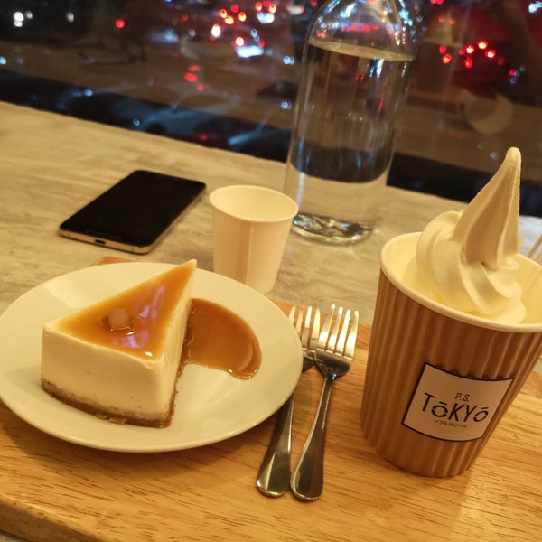 Tofu cheese cake and soft serves are really good. Nice view too