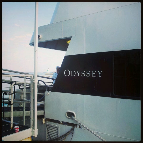 Photo taken at Odyssey Cruises by Abi W. on 5/1/2013