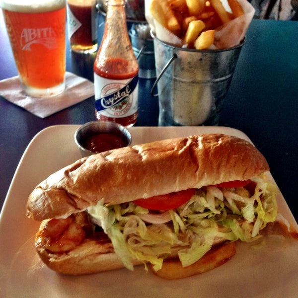 Take note: their NOLA "style" BBQ Shrimp Po boy is NOT NOLA Style as you would get in NOLA like at Luizza's By The Track. Additionally, there were only 6 shrimp on it. Taste was okay.