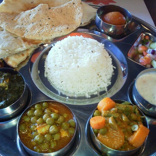 Photo taken at Phulkari Punjabi Kitchen by Jerry B. on 12/13/2012