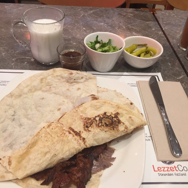 Photo taken at Lezzet Co. Döner by Selin A. on 1/23/2016