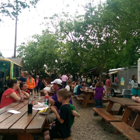 Photo taken at Fort Worth Food Park by Terry N. on 4/26/2014
