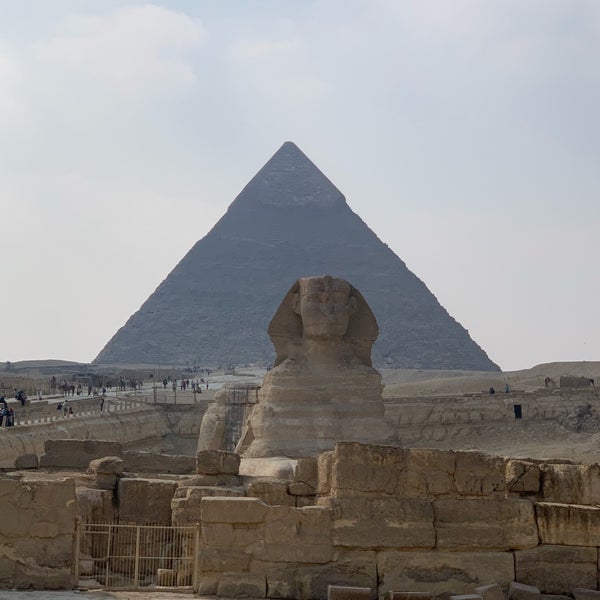 Пирамида хефрена и сфинкс