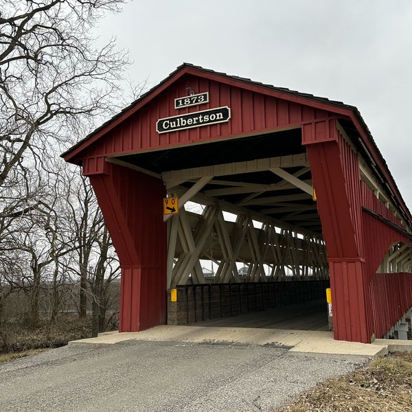 Culbertson covered bridge Scenic Lookout