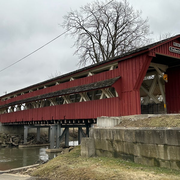Culbertson covered bridge Scenic Lookout